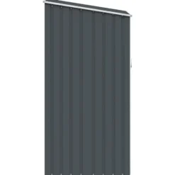 vidaXL - Tuinschuur - Antraciet - Staal