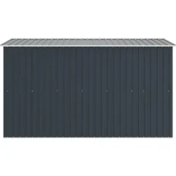 vidaXL - Tuinschuur - Antraciet - Staal - 257 x 298 x 178 cm