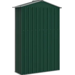 vidaXL - Tuinschuur Gegalvaniseerd Staal Groen Schuur - 116x45x175 cm