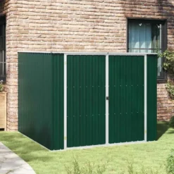 vidaXL - Tuinschuur Gegalvaniseerd Staal Groen Schuur - 195x198x159 cm