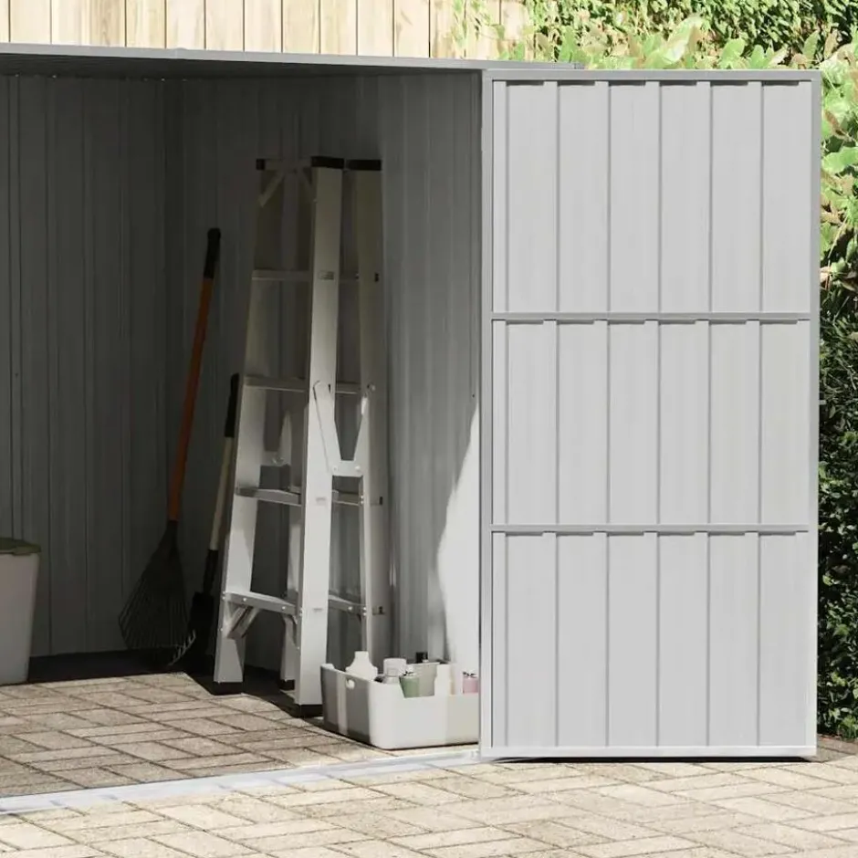 vidaXL - Tuinschuur Gegalvaniseerd Staal Groen Schuur - 195x198x159 cm
