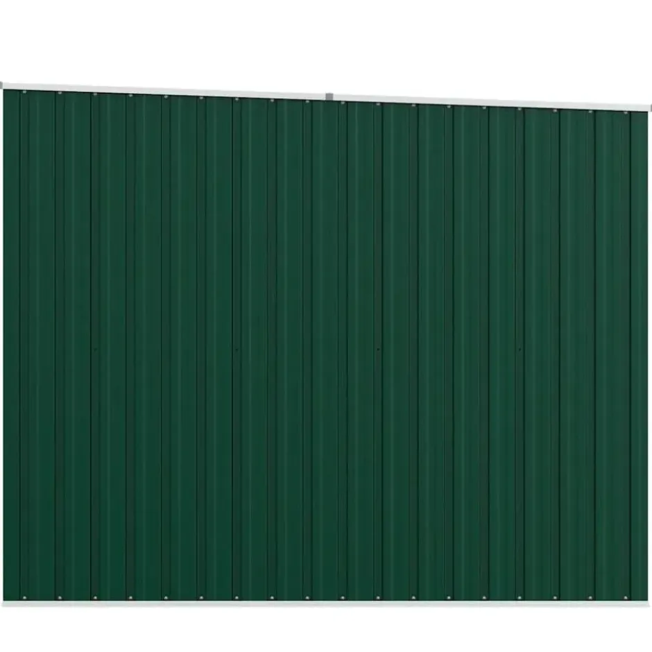 vidaXL - Tuinschuur Gegalvaniseerd Staal Groen Schuur - 195x198x159 cm