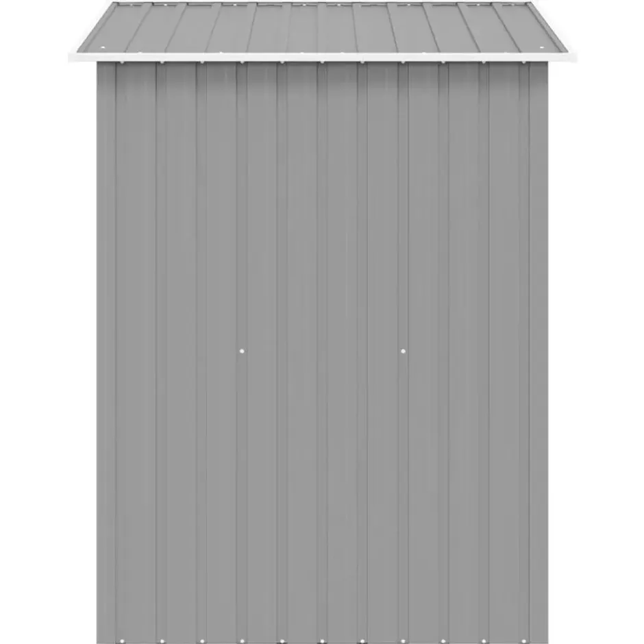 vidaXL - Tuinschuur - Grijs - Staal