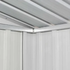vidaXL - Tuinschuur - Grijs - Staal
