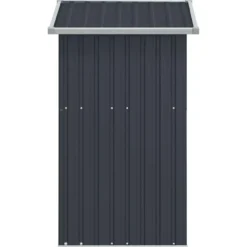 vidaXL - Tuinschuur 126x97,5x177 cm gegalvaniseerd staal antracietkleur