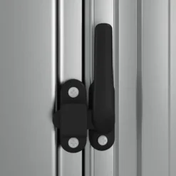 vidaXL - Tuinschuur 180,5x97x209,5 cm gegalvaniseerd staal grijs schuur