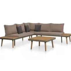 vidaXL - Tuinset - Bruin - Hout
