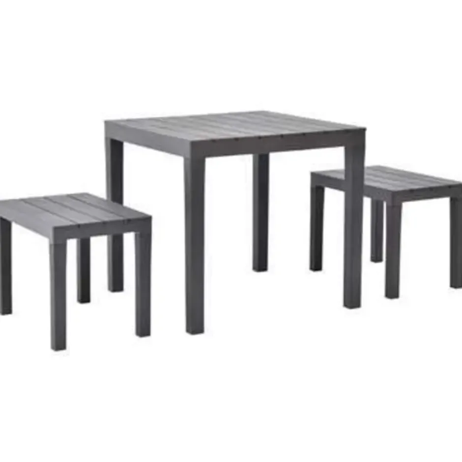 vidaXL - Tuinset - Bruin - Kunststof
