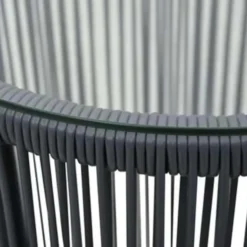 vidaXL - Tuinset - Grijs - Polyetheen