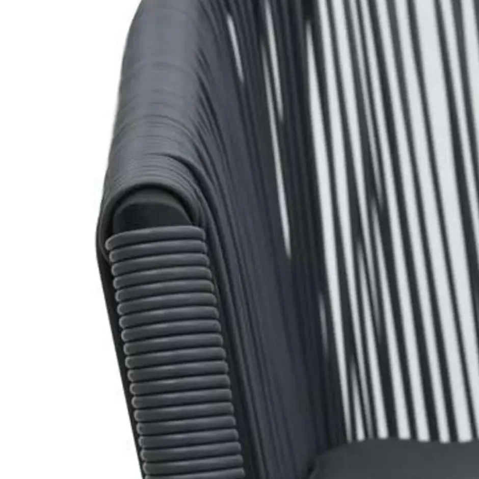 vidaXL - Tuinset - Grijs - Polyetheen