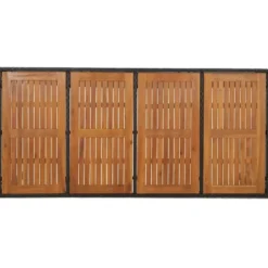 vidaXL - Tuinset - Zwart - Poly rattan - 190 cm - 7 stuks - Met kussens