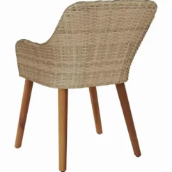 vidaXL - Tuinstoelen met kussens - Beige - Poly Rattan - 2 stuks - Middelgroot