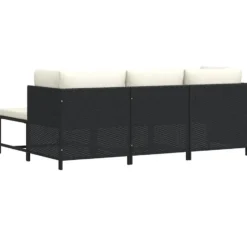vidaXL - Tuinstoel - Zwart - Rattan