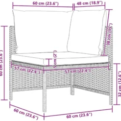 vidaXL - Tuinstoel - Zwart - Rattan