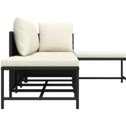 vidaXL - Tuinstoel - Zwart - Rattan
