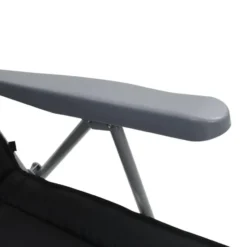 vidaXL - Tuin Stoel - Zwart - Stof - 2 stuks