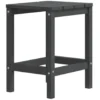 vidaXL - Tuintafel Adirondack - Antracietkleurig - HDPE - 38x38x46 cm