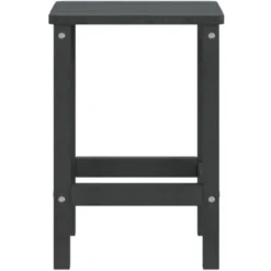 vidaXL - Tuintafel Adirondack - Antracietkleurig - HDPE - 38x38x46 cm