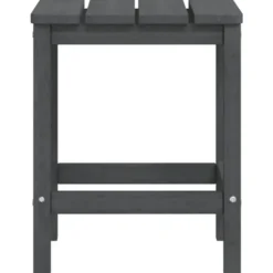 vidaXL - Tuintafel Adirondack - Antracietkleurig - HDPE - 38x38x46 cm