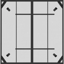 vidaXL - Tuintafel - Antracietkleurig - Staalgaas - 100 x 100 x 72 cm