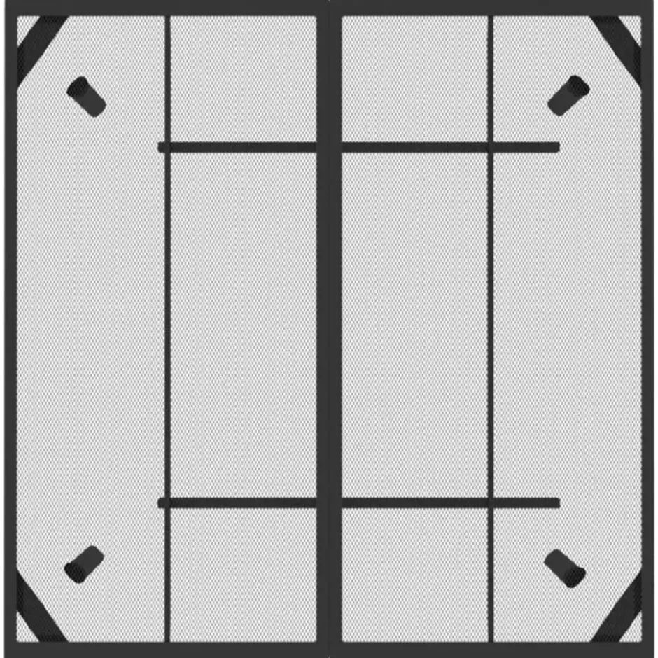 vidaXL - Tuintafel - Antracietkleurig - Staalgaas - 100 x 100 x 72 cm