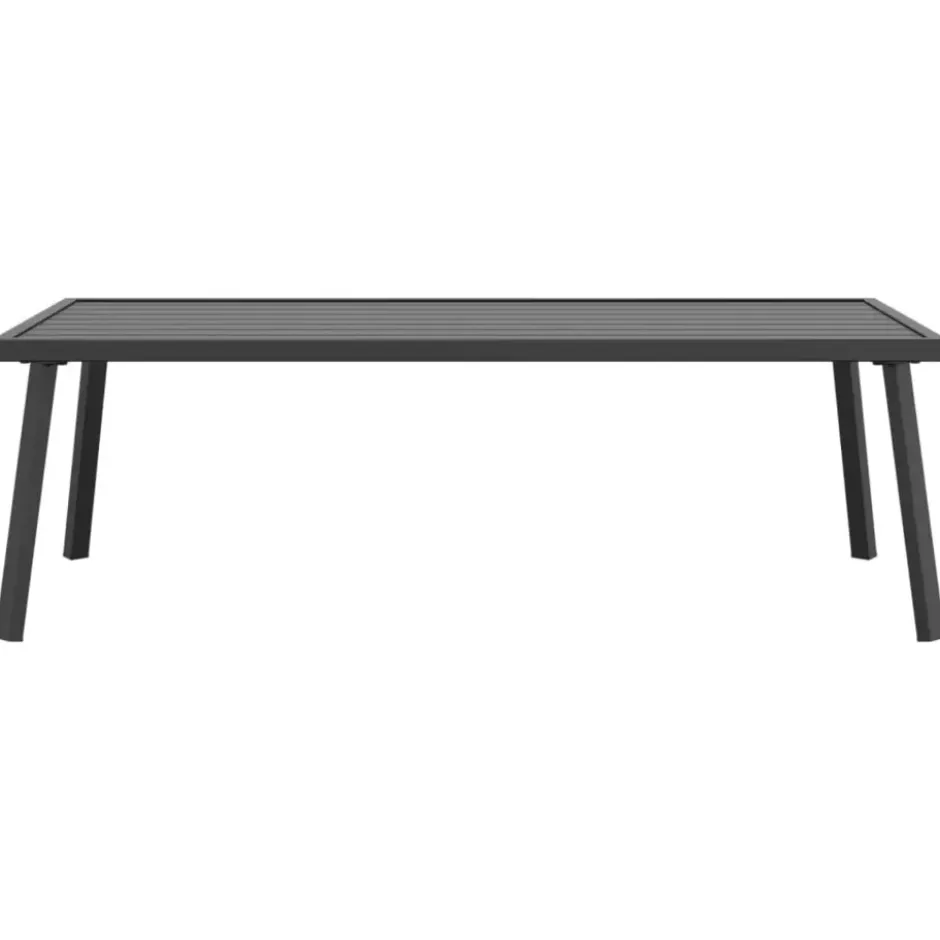 vidaXL - Tuintafel - Antraciet - Staal - 110x55x35 cm