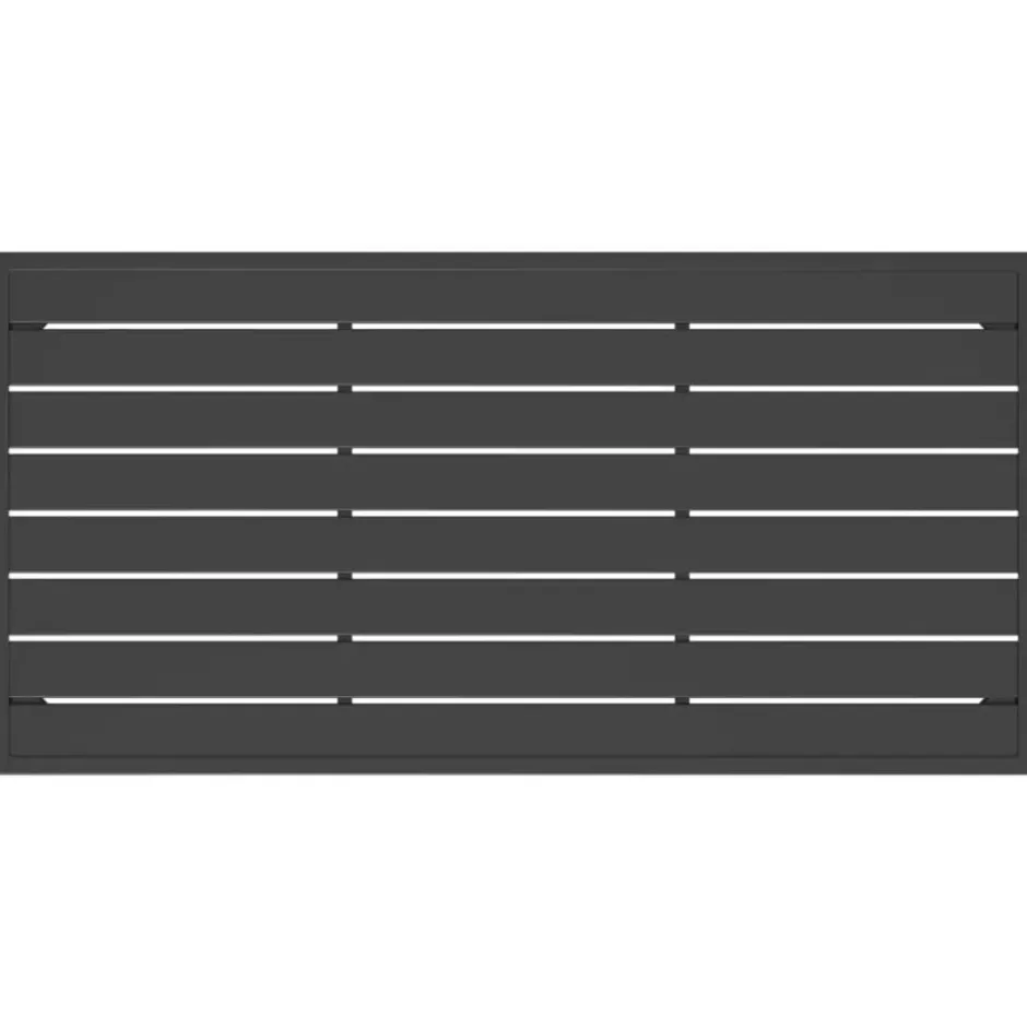 vidaXL - Tuintafel - Antraciet - Staal - 110x55x35 cm