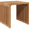 vidaXL - Tuintafel - Brown - Solid Teak wood - 45 x 42.5 x 45 cm