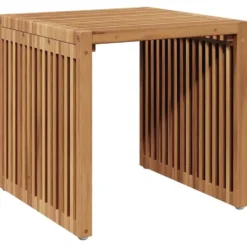 vidaXL - Tuintafel - Brown - Solid Teak wood - 45 x 42.5 x 45 cm