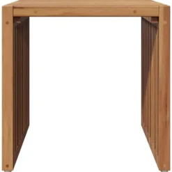 vidaXL - Tuintafel - Brown - Solid Teak wood - 45 x 42.5 x 45 cm