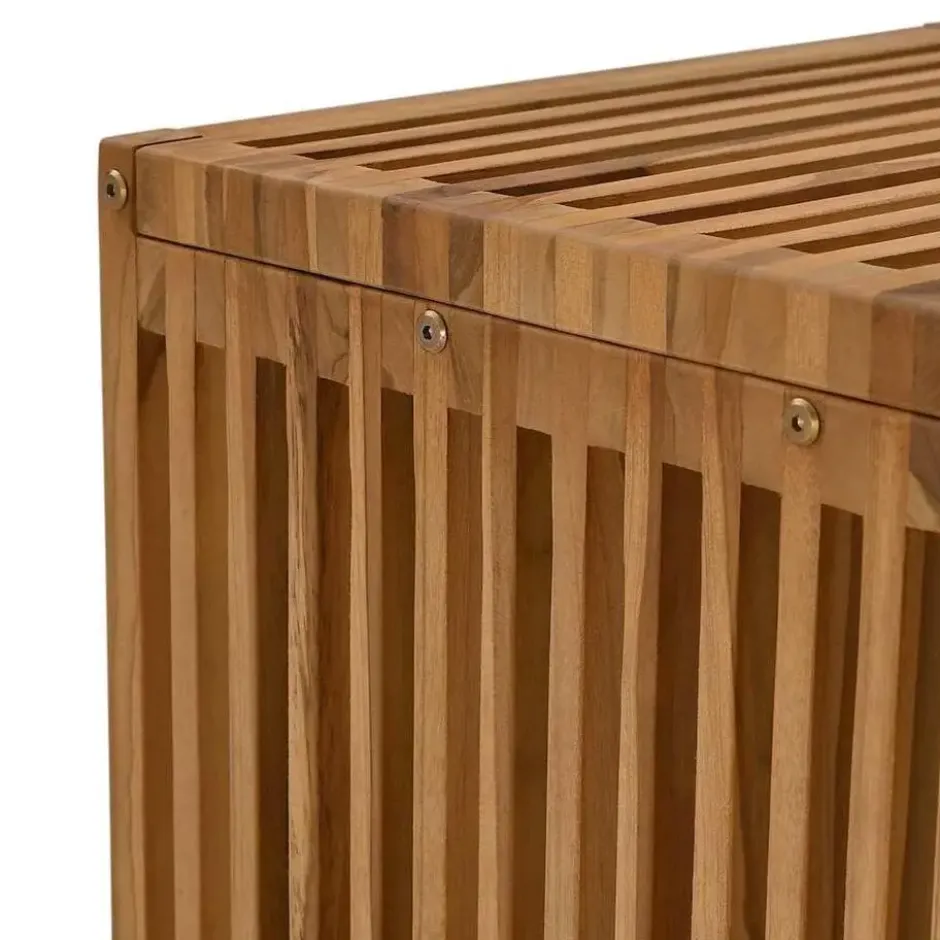 vidaXL - Tuintafel - Brown - Solid Teak wood - 45 x 42.5 x 45 cm