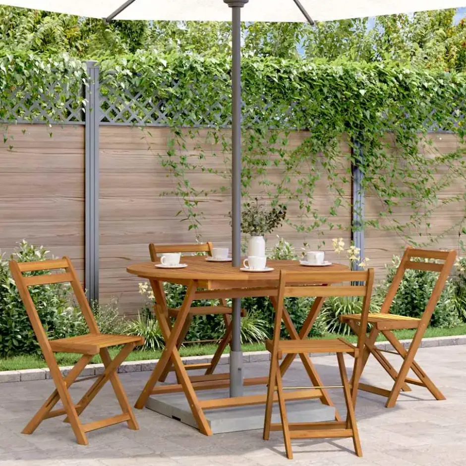vidaXL - Tuintafel - Bruin - Acaciahout