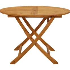 vidaXL - Tuintafel - Bruin - Acaciahout