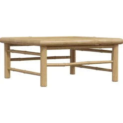 vidaXL - Tuintafel - Bruin - Bamboe