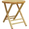 vidaXL - Tuintafel - Bruin - Bamboe - 45 x 45 cm