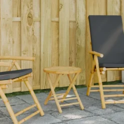 vidaXL - Tuintafel - Bruin - Bamboe - 45 x 45 cm