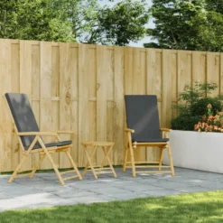 vidaXL - Tuintafel - Bruin - Bamboe - 45 x 45 cm