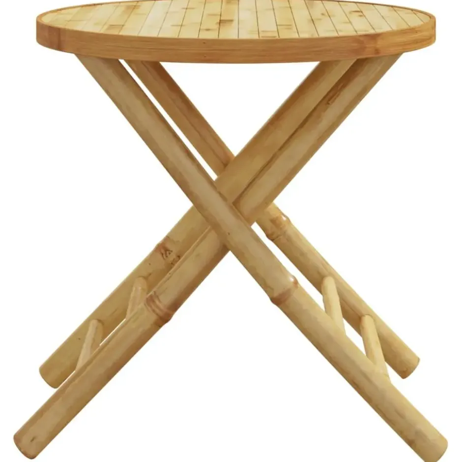 vidaXL - Tuintafel - Bruin - Bamboe - 45 x 45 cm