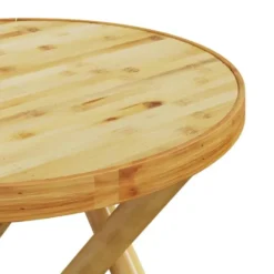 vidaXL - Tuintafel - Bruin - Bamboe - 45 x 45 cm