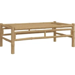 vidaXL - Tuintafel - Bruin - Bamboe - 100 x 55 x 33 cm