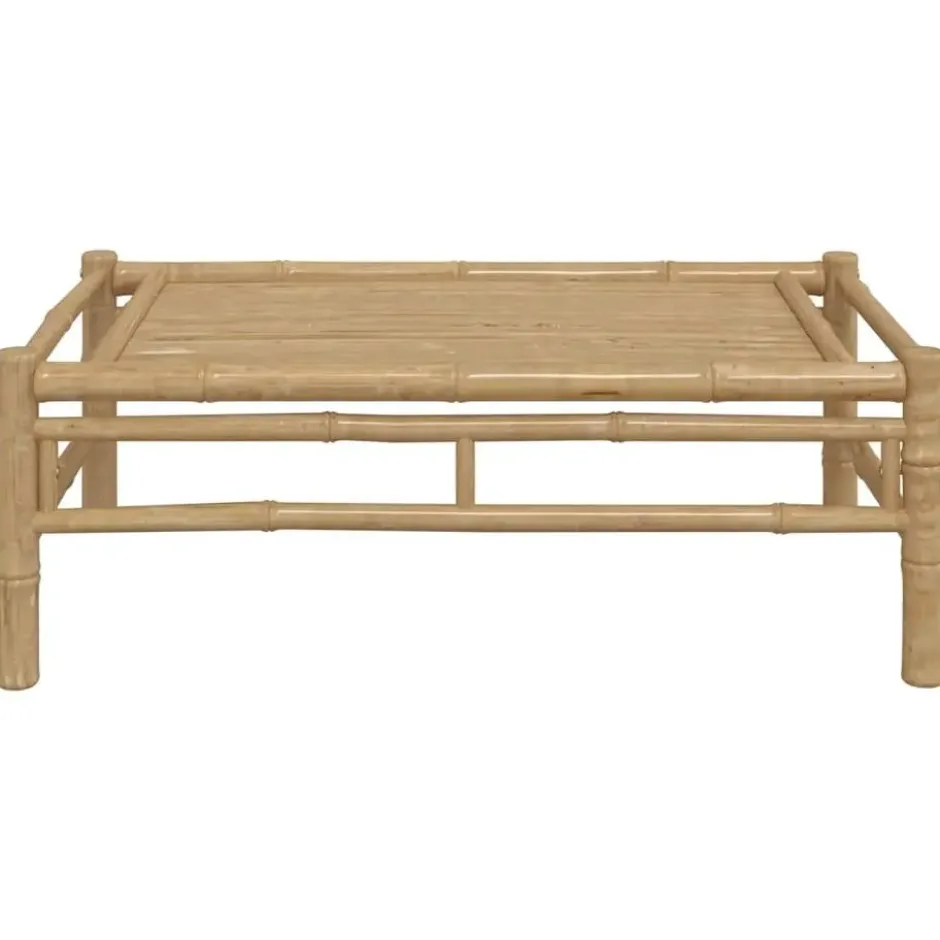 vidaXL - Tuintafel - Bruin - Bamboe - 100 x 55 x 33 cm