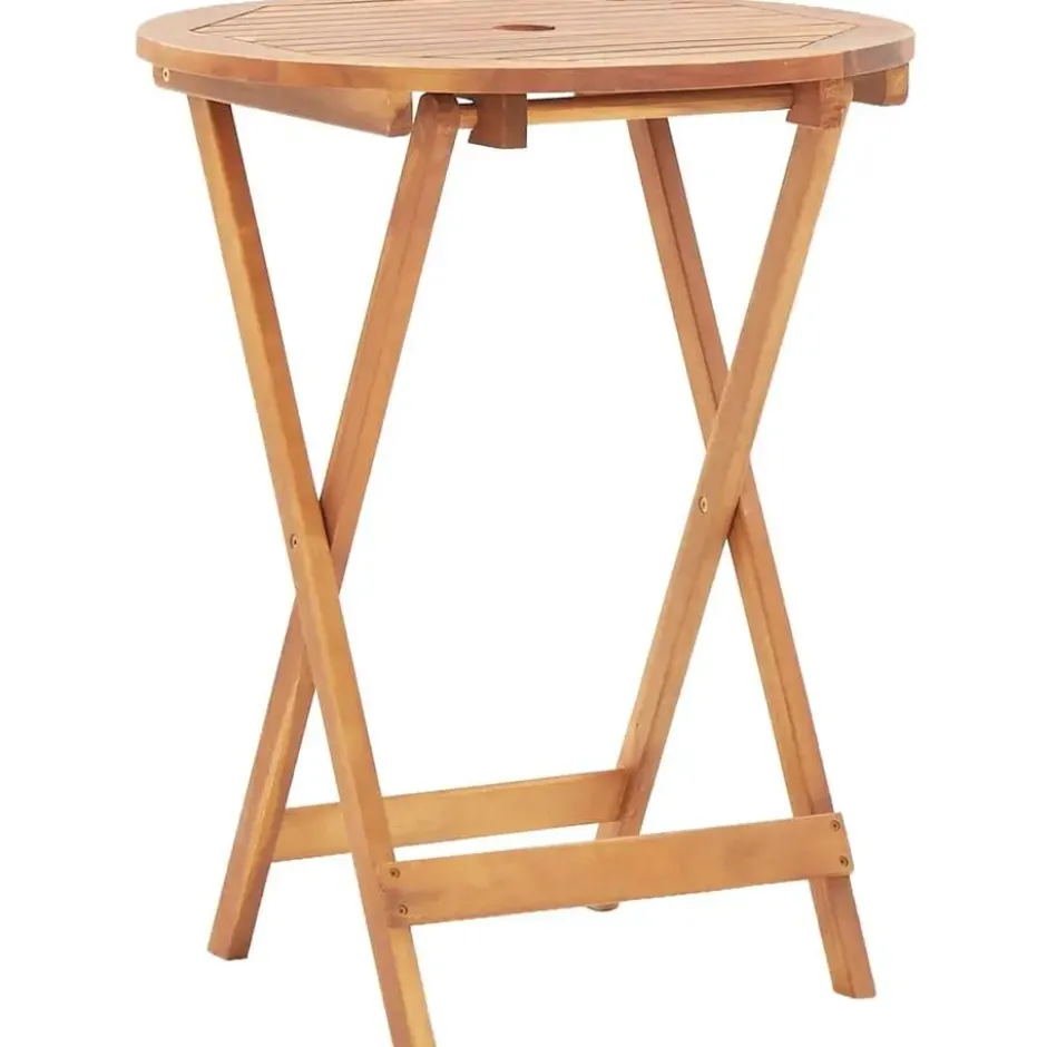vidaXL - Tuintafel - Bruin - Hout