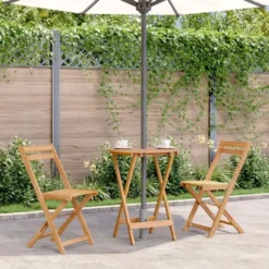 vidaXL - Tuintafel - Bruin - Hout