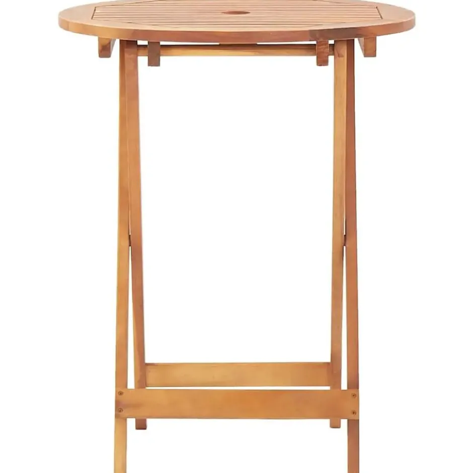 vidaXL - Tuintafel - Bruin - Hout