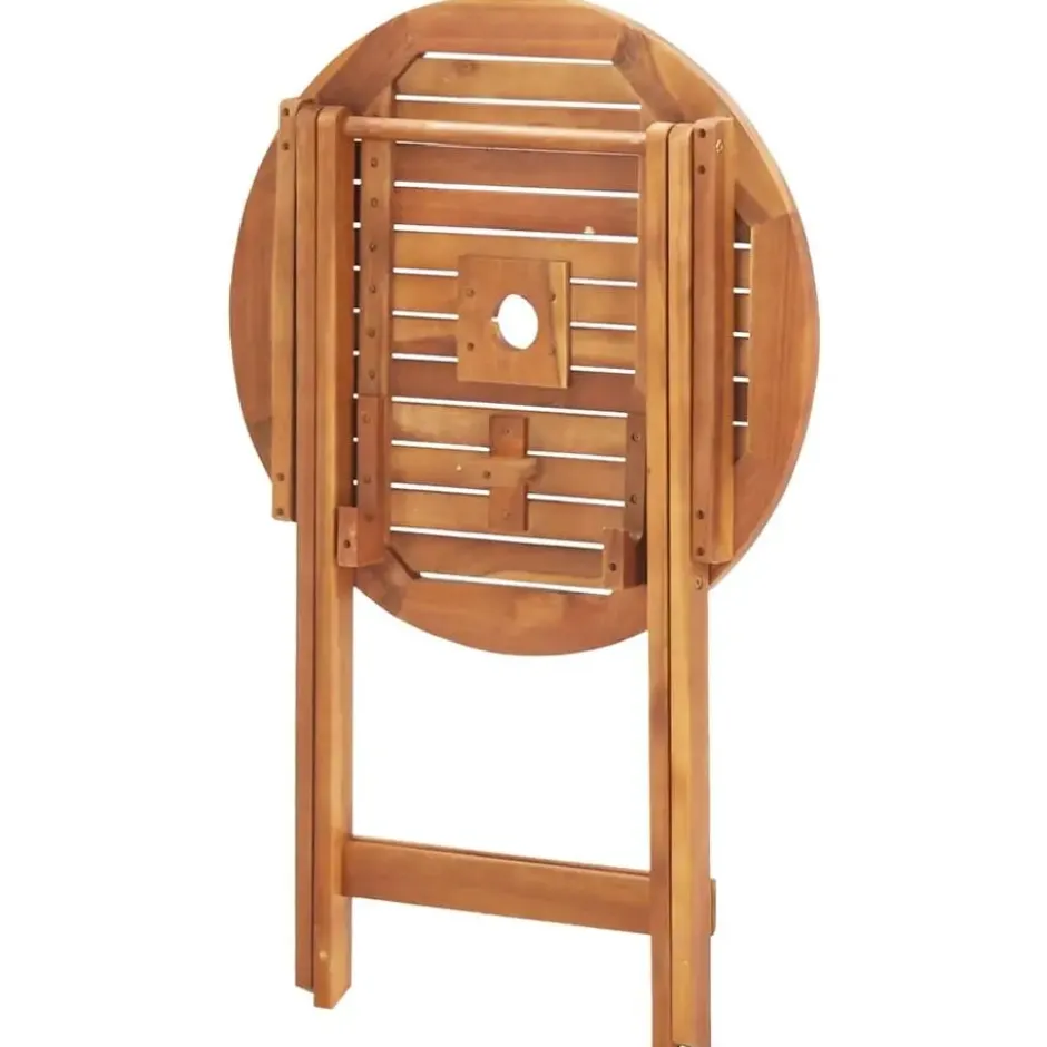 vidaXL - Tuintafel - Bruin - Hout