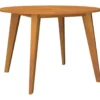 vidaXL - Tuintafel - Bruin - Massief acaciahout - Ø 110 x 75 cm