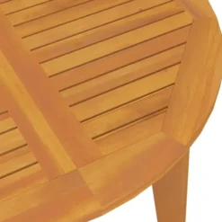 vidaXL - Tuintafel - Bruin - Massief acaciahout - Ø 110 x 75 cm