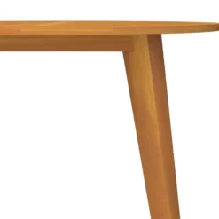 vidaXL - Tuintafel - Bruin - Massief acaciahout - Ø 110 x 75 cm