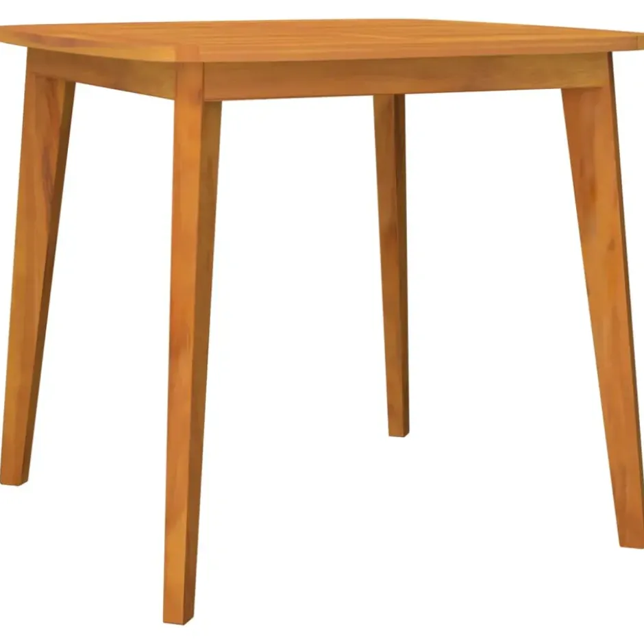 vidaXL - Tuintafel - Bruin - Massief acaciahout - 85 x 85 x 75 cm