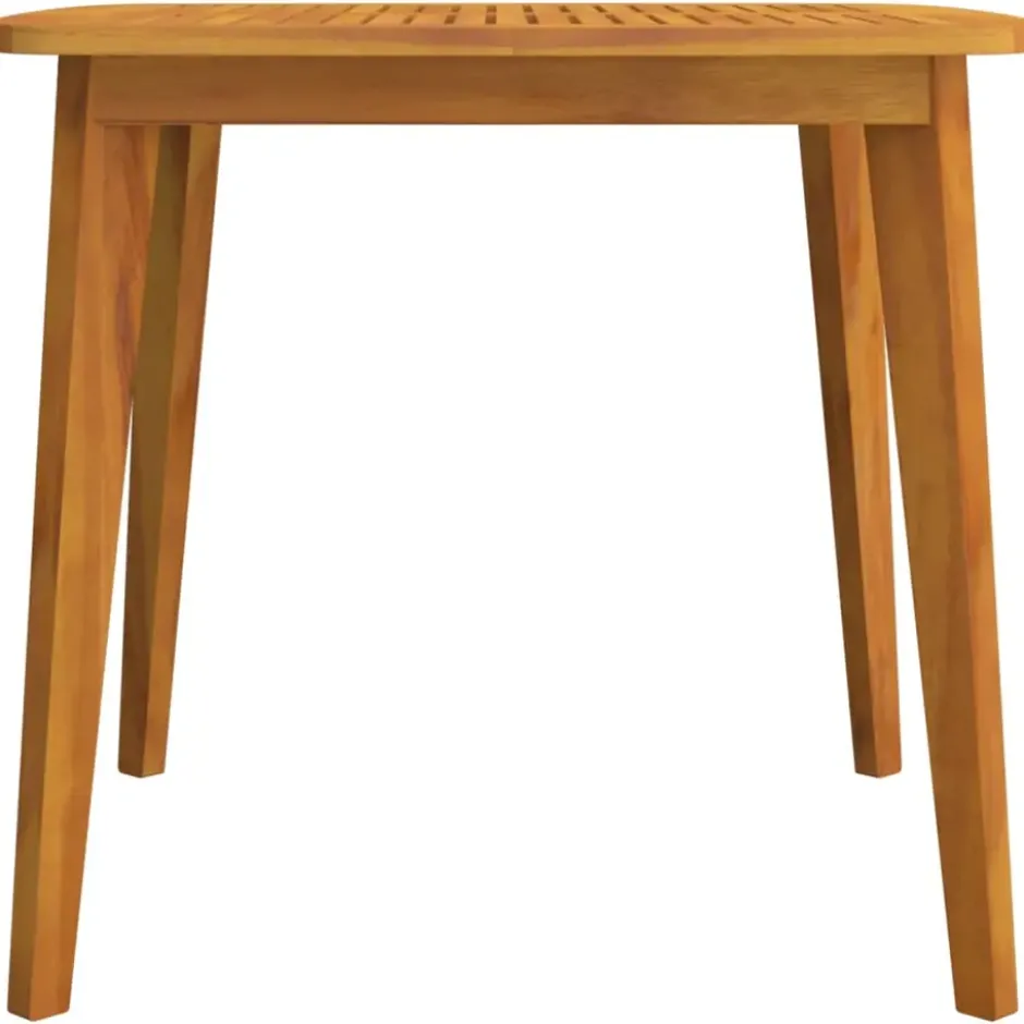 vidaXL - Tuintafel - Bruin - Massief acaciahout - 85 x 85 x 75 cm